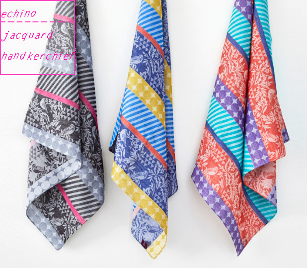 echino jacquard handkerchief